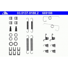 03.0137-9188.2 ATE Комплектующие, тормозная колодка