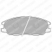 LP1769 DELPHI Комплект тормозных колодок, дисковый тормоз