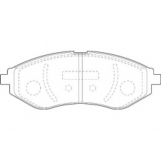 WBP23974A WAGNER LOCKHEED Комплект тормозных колодок, дисковый тормоз