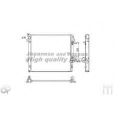 T557-79 ASHUKI Радиатор, охлаждение двигателя