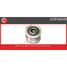 CCP10145 CASCO Ременный шкив, генератор
