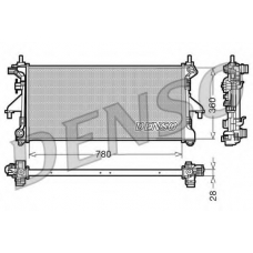 DRM09079 DENSO Радиатор, охлаждение двигателя