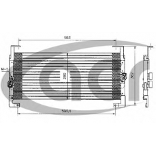 300247 ACR Конденсатор, кондиционер
