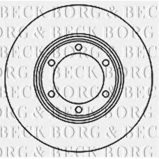 BBD4728 BORG & BECK Тормозной диск