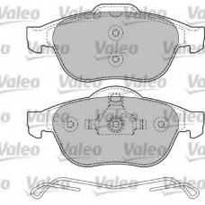 598566 VALEO Комплект тормозных колодок, дисковый тормоз