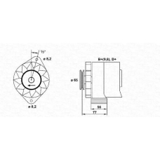 943356739010 MAGNETI MARELLI Генератор