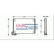 1622401 KUHLER SCHNEIDER Конденсатор, кондиционер