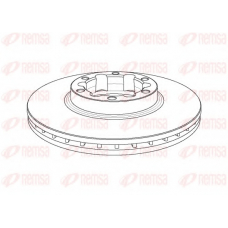 NCA1150.20 KAWE Тормозной диск