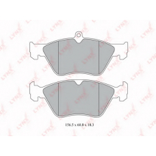 BD-5913 LYNX Комплект тормозных колодок, дисковый тормоз