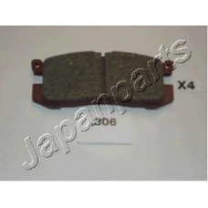 PP-306AF JAPANPARTS Комплект тормозных колодок, дисковый тормоз