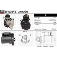 DRS3545 DELCO REMY Стартер
