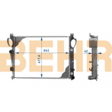 2108935 BEHR Radiator