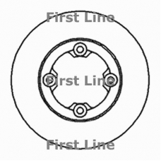 FBD160 FIRST LINE Тормозной диск
