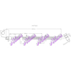 H4701Q Brovex-Nelson Тормозной шланг