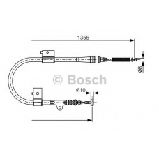 1 987 482 152 BOSCH Трос, стояночная тормозная система