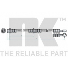 853057 NK Тормозной шланг