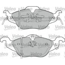 540941 VALEO Комплект тормозных колодок, дисковый тормоз