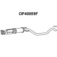 OP40059F VENEPORTE Сажевый / частичный фильтр, система выхлопа ОГ