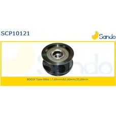 SCP10121 SANDO Ременный шкив, генератор