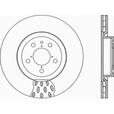 BDA1015.20 OPEN PARTS Тормозной диск