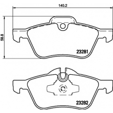 8DB 355 009-171 HELLA PAGID Комплект тормозных колодок, дисковый тормоз