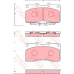 GDB7106 TRW Комплект тормозных колодок, дисковый тормоз