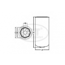 ST 6039 SCT Топливный фильтр