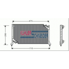 2520301 KUHLER SCHNEIDER Конденсатор, кондиционер