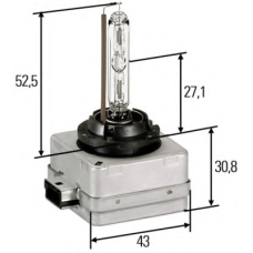 8GS 009 028-621 HELLA Лампа накаливания, основная фара; Лампа накаливани