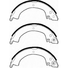 T0611207 RAMEDER Комплект тормозных колодок