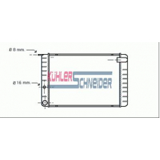 3301101 KUHLER SCHNEIDER Радиатор, охлаждение двигател