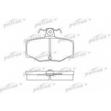 PBP707 PATRON Комплект тормозных колодок, дисковый тормоз