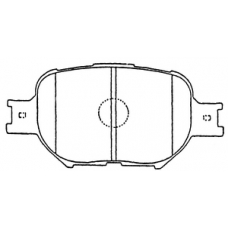 PN-1430 JNBK Колодки тормозные