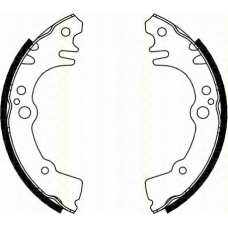 8100 41616 TRISCAN Комплект тормозных колодок