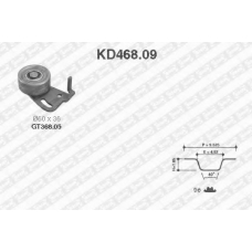 KD468.09 SNR Комплект ремня грм