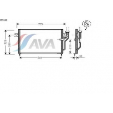 MT5105 AVA Конденсатор, кондиционер