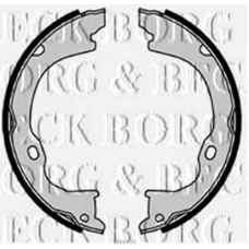 BBS6430 BORG & BECK Комплект тормозных колодок