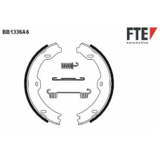 BB1336A6 FTE Комплект тормозных колодок, стояночная тормозная с