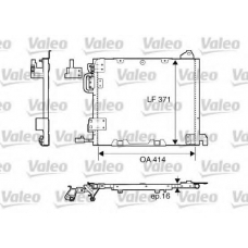 817506 VALEO Конденсатор, кондиционер