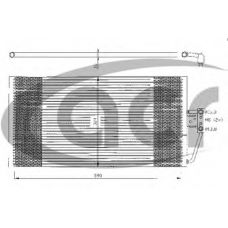 300328 ACR Конденсатор, кондиционер