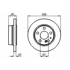 0 986 478 566 BOSCH Тормозной диск