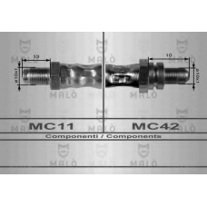 8607 Malo Тормозной шланг