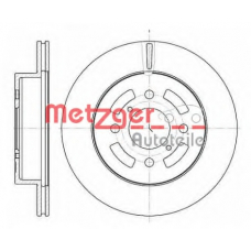 6110200 METZGER Тормозной диск