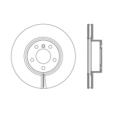 BDR2629.20 OPEN PARTS Тормозной диск