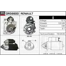 DRS6600 DELCO REMY Стартер