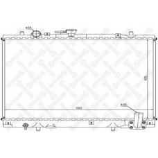 10-25966-SX STELLOX Радиатор, охлаждение двигателя