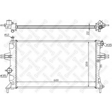 10-25266-SX STELLOX Радиатор, охлаждение двигателя