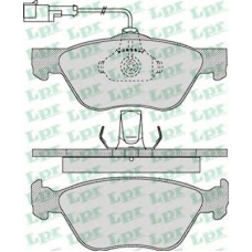 05P1098 LPR Комплект тормозных колодок, дисковый тормоз