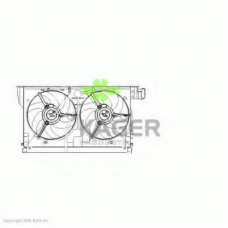 32-2307 KAGER Вентилятор, охлаждение двигателя