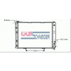 0309501 KUHLER SCHNEIDER Радиатор, охлаждение двигател